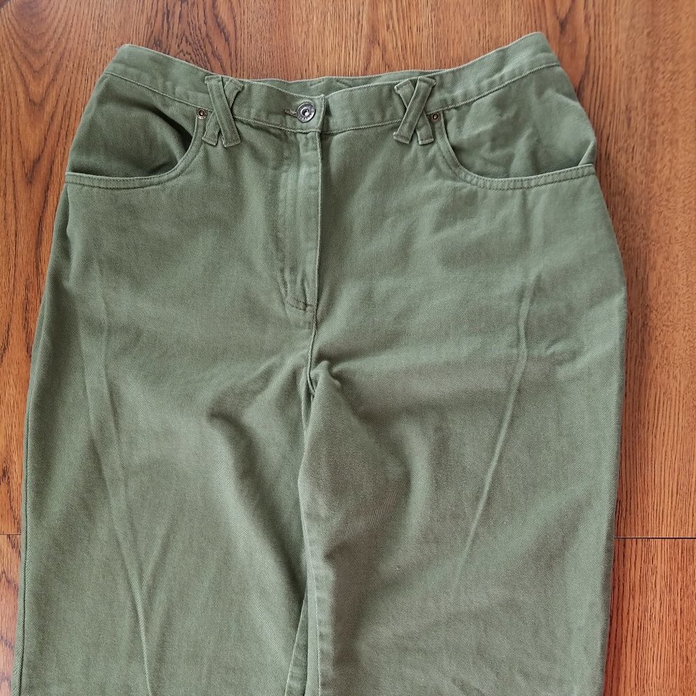 Christopher & Banks Green Pants, Size 10